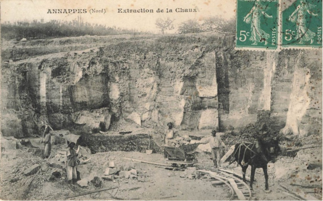 125 annappes - extraxtion de la chaux